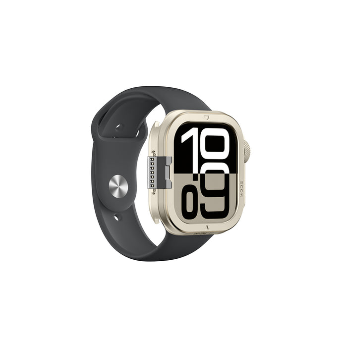 AmazingThing Titan Pro Metal Case for Apple Watch 11 46mm Aluminum - Titanium