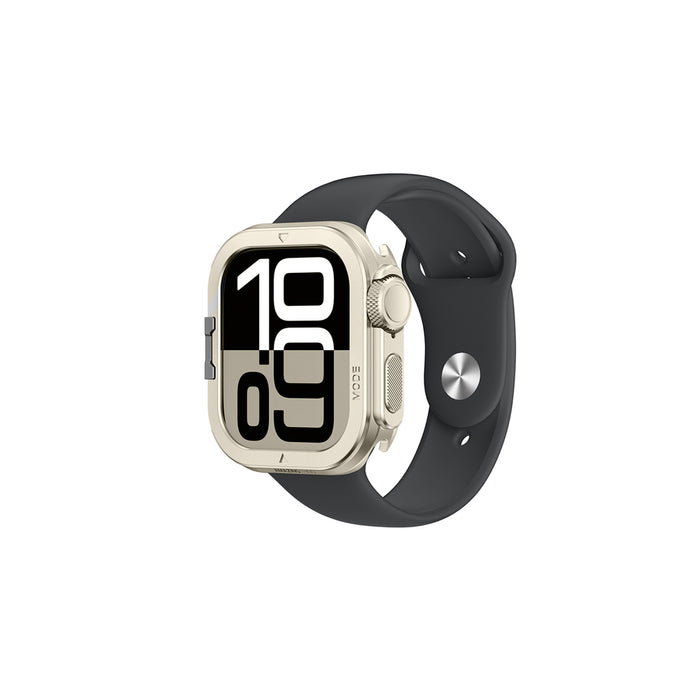 AmazingThing Titan Pro Metal Case for Apple Watch 11 46mm Aluminum - Titanium