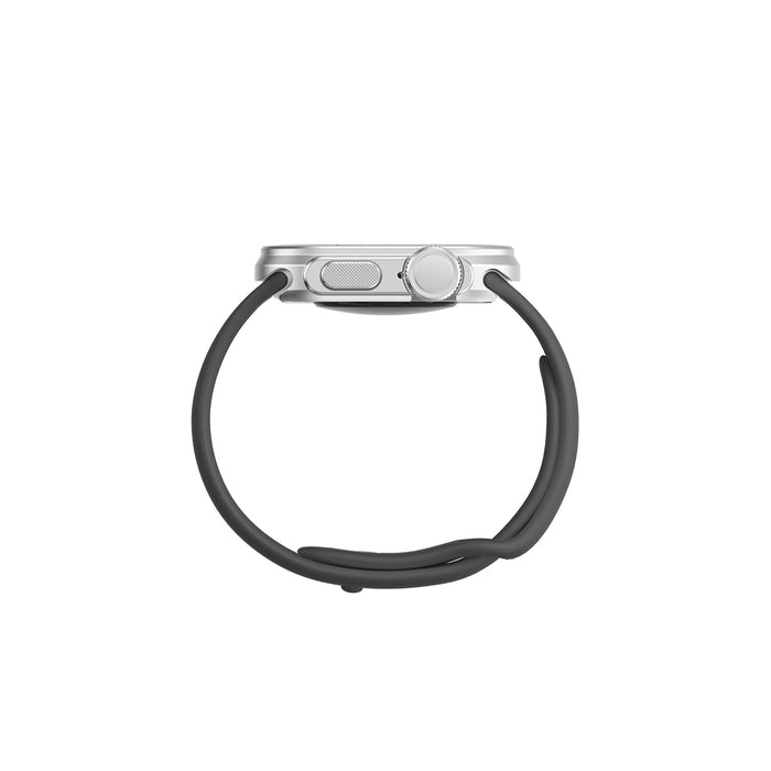 AmazingThing Titan Pro Metal Case for Apple Watch 11 46mm Aluminum - Silver