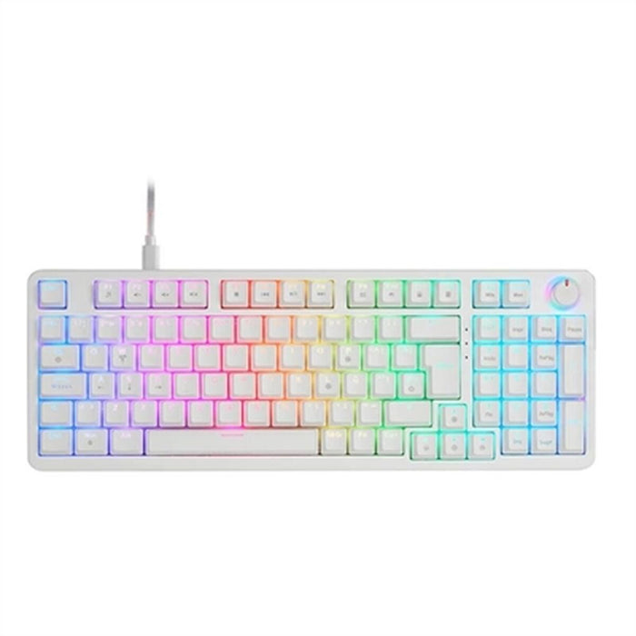 Gaming Keyboard Mars Gaming MKPROWBES White Spanish Qwerty
