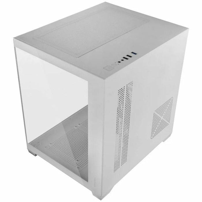 ATX Mini-tower Box Case Mars Gaming MCVIEW2W White
