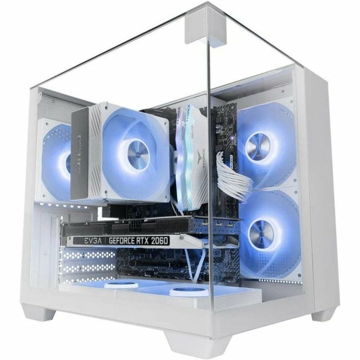 ATX Semi-tower Box Mars Gaming MCVISIONMW White