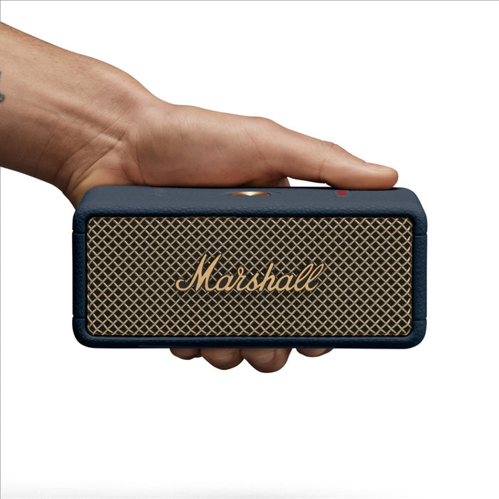 Bluetooth speaker MARSHALL EMBERTON III MIDNIGHT BLUE 20 W, BLUETOOTH, BATTERY UP TO 32 HOURS, BLUE