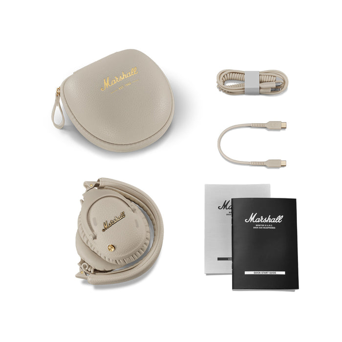 Stereo headphones MARSHALL MONITOR III ANC CREAM
