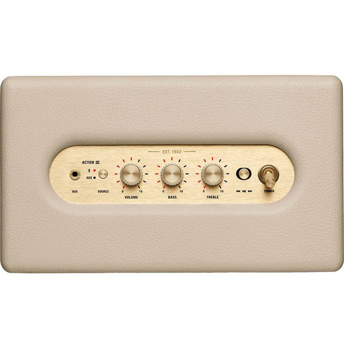 Audio system MARSHALL ACTON III BLUETOOTH CREAM