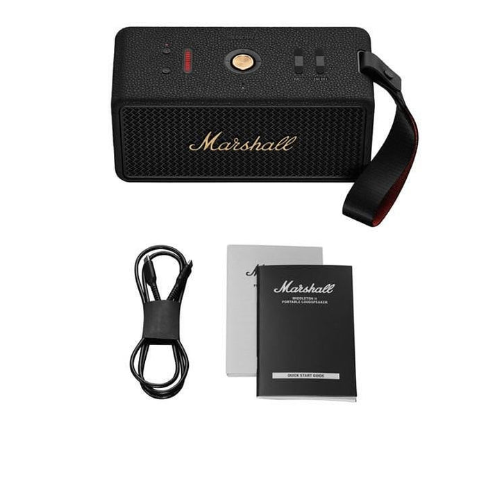 Bluetooth speaker MARSHALL MIDDLETON BLACK & BRASS II