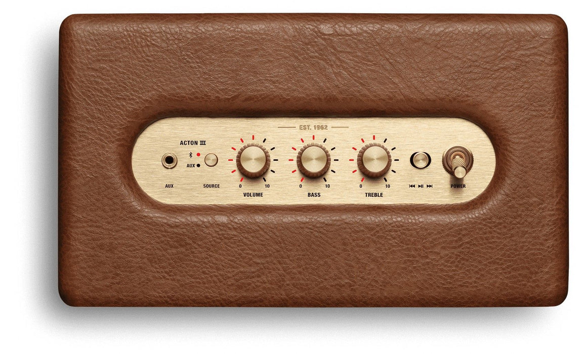 Audio system MARSHALL ACTON III BLUETOOTH BROWN