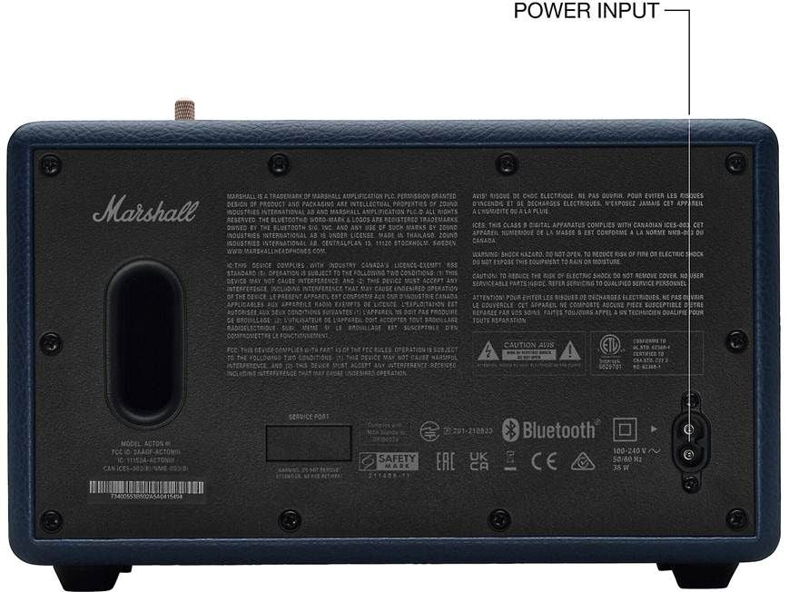 Audio system MARSHALL ACTON III BLUE