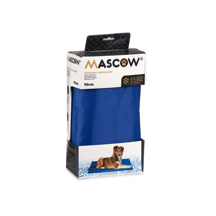 Dog Carpet Mascow Blue Foam Gel 49,5 x 1 x 90 cm Refreshing (6 Units)