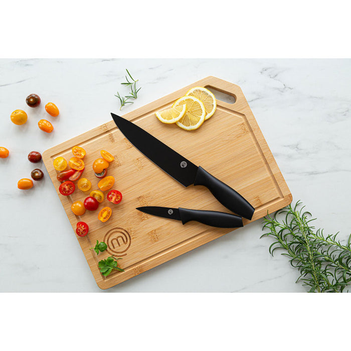 BAMBOO CUTTING BOARD 2 PIECES MASTER CHEF