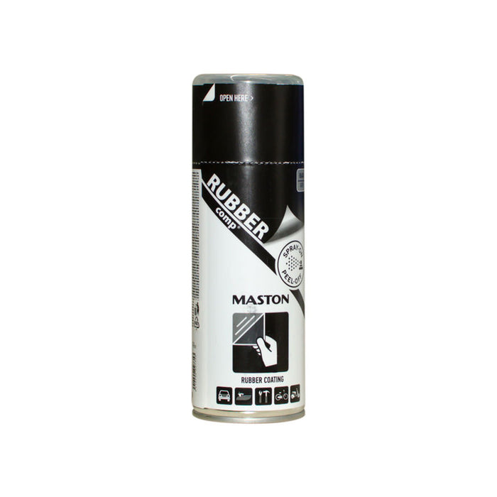 SPRAY RUBBER COATING 400 ML BLACK MASTON