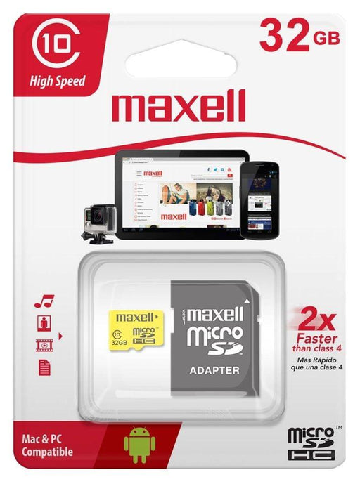 Maxell micro SDHC memory card 32GB - Карти памет<<<Фото и видео аксесоари<<<ValiAPI