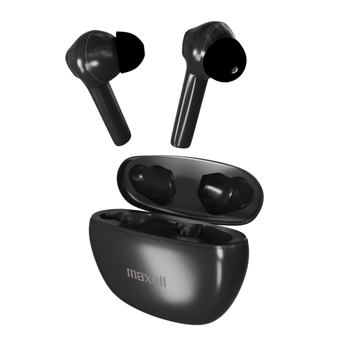Bluetooth headphones MAXELL Dynamic, Docking box, True Wireless, Black