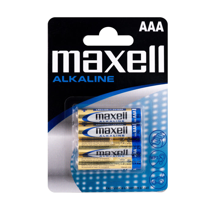 Alkaline battery MAXELL LR03 /4 pcs. in packaging/ 1.5V