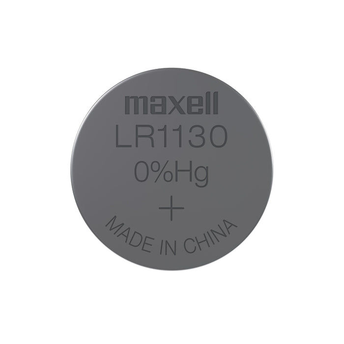 Alkaline button battery MAXELL LR-1130 AG10 1.55V 10 pcs./pack price for 1 pc.
