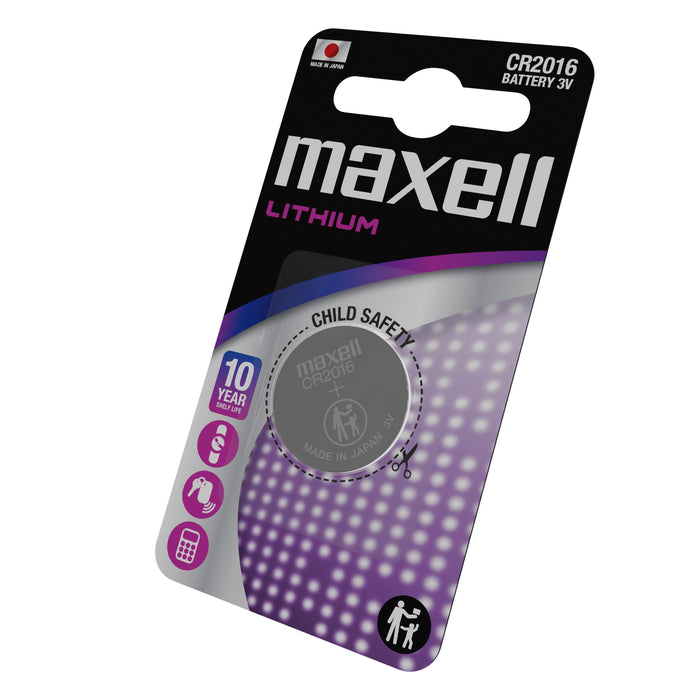 Button lithium battery MAXELL CR2016 3V
