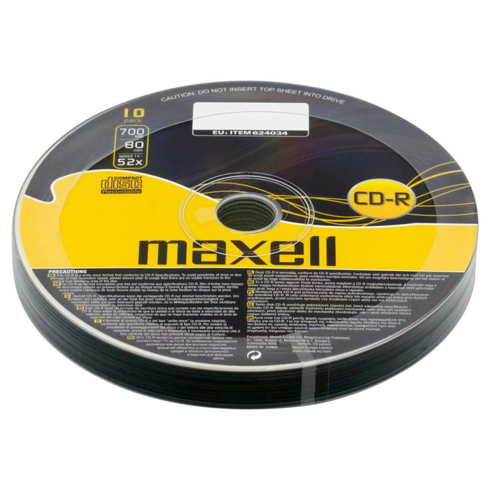 CD-R80 MAXELL, 700MB, 52x, 10 pcs