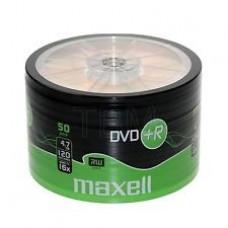 DVD+R MAXELL, 4.7 GB, 16x, 50 pcs.