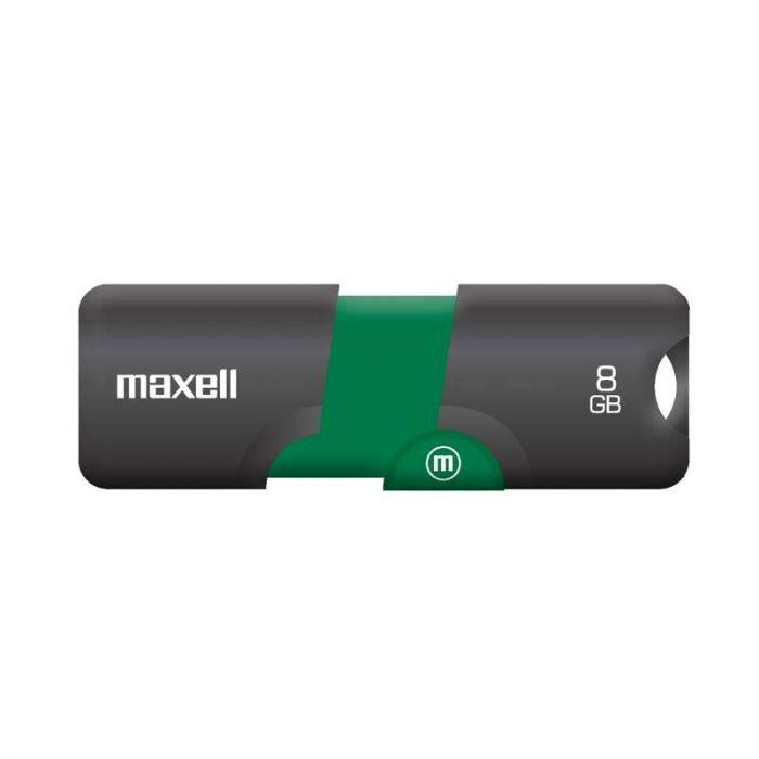 USB flash drive MAXELL FLIX, USB 2.0, 8GB, BLACK