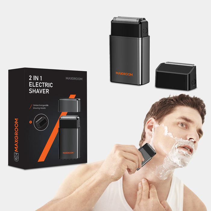 MAXGROOM ZG-F5580 2-in-1 electric shaver - black