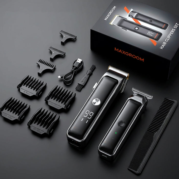 MAXGROOM ZC-F608 Hair Clipper with Trimmer - Black