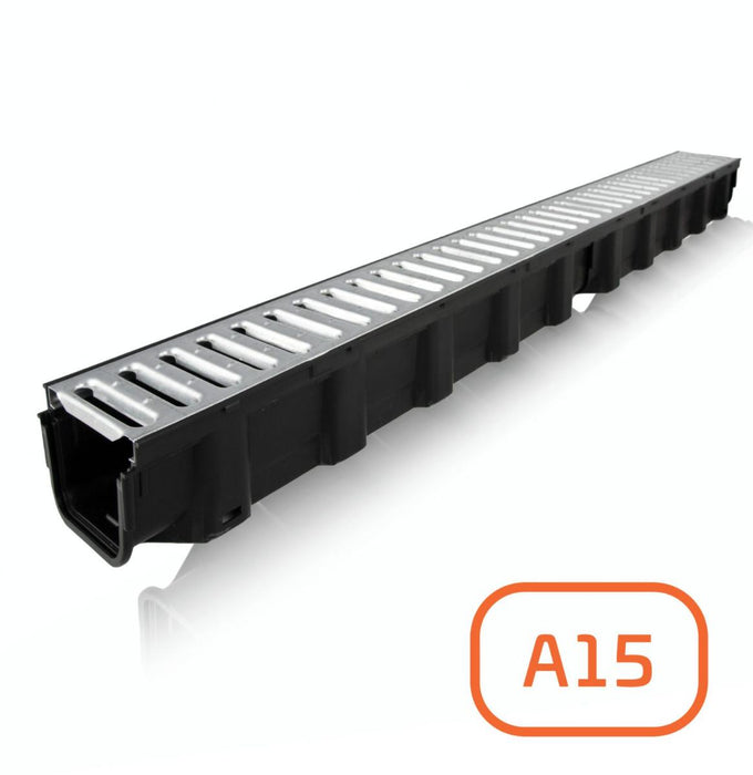SET OF DRAINAGE CHANNELS FOR GARAGE 3 M