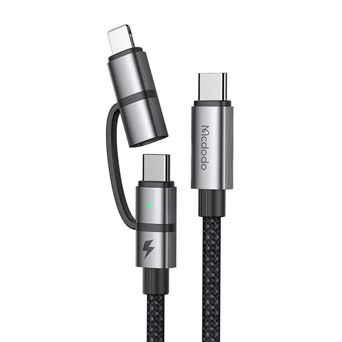 Mcdodo 2in1 cable CA-0450 USB-C to USB-C + Lightning 1.2 m - USB-C to Lightning<<<USB cables<<<GSM