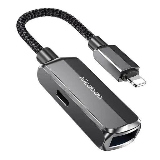 Mcdodo CA-2690 OTG 2in1 Convertor Lightning to USB 3.0 - Audio adapters<<<GSM Accessories<<<InnproXML