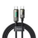 Mcdodo CA-3611 USB-C to USB-C cable auto power off PD 100W 1.8m (black) - USB-C to USB-C<<<USB cables<<<GSM