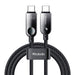 Mcdodo CA-4780 USB-C to USB-C 60W data cable 1.2m (black) - USB-C to USB-C<<<USB cables<<<GSM Accessories<<<InnproXML