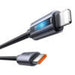 Mcdodo CA-5710 USB-C to Lightning cable with 36W flashing light 1.2m (black) - USB-C to Lightning<<<USB cables<<<GSM