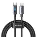 Mcdodo CA-5740 USB-C to USB-C cable 100W 1.2m (black) - USB-C to USB-C<<<USB cables<<<GSM Accessories<<<InnproXML