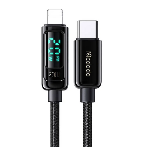 Mcdodo CA-8810 USB-C to Lightning cable 36W 1.2m (black) - USB to Lightning<<<USB cables<<<GSM Accessories<<<InnproXML