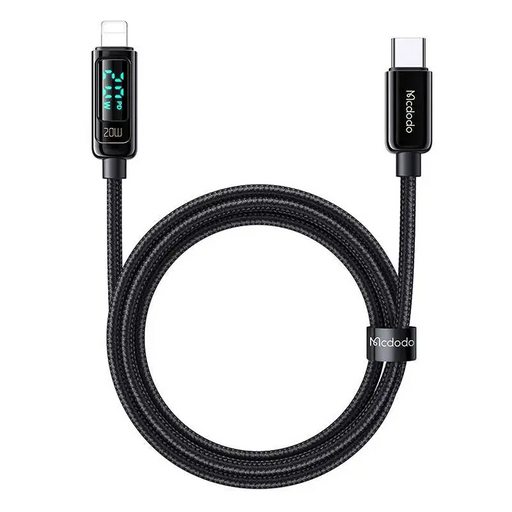 Mcdodo CA-8810 USB-C to Lightning cable 36W 1.2m (black) - USB to Lightning<<<USB cables<<<GSM Accessories<<<InnproXML