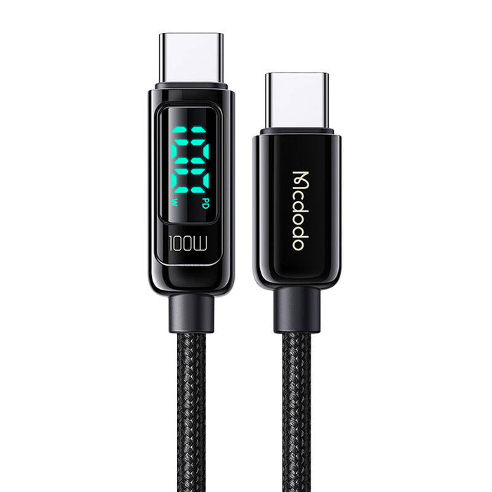 Mcdodo CA-8820 100W USB-C to USB-C cable 1.2m (black) - USB-C to USB-C<<<USB cables<<<GSM Accessories<<<InnproXML