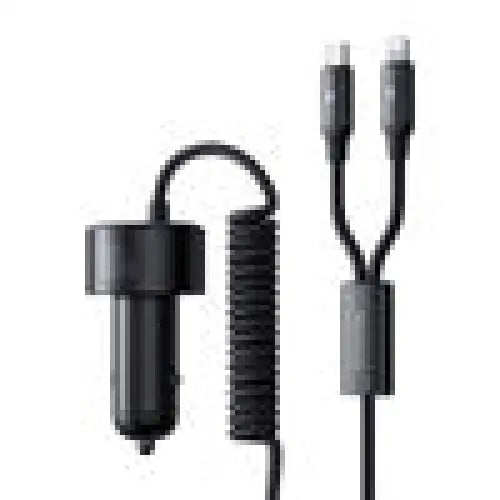 Mcdodo CC-0370 car charger USB-C Lightning 120W retractable cables - Car chargers<<<Chargers<<<GSM