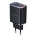Mcdodo CH-2180 2xUSB-C + USB-A 30W mains charger with display (black) - mains chargers<<<Chargers<<<GSM