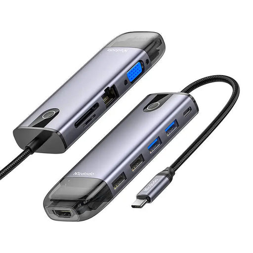 Mcdodo HU-7740 6w1 USB-C Hub (USB-C HDMI USB3.0*2 SD TF) - Hubs<<<IT Accessories<<<InnproXML