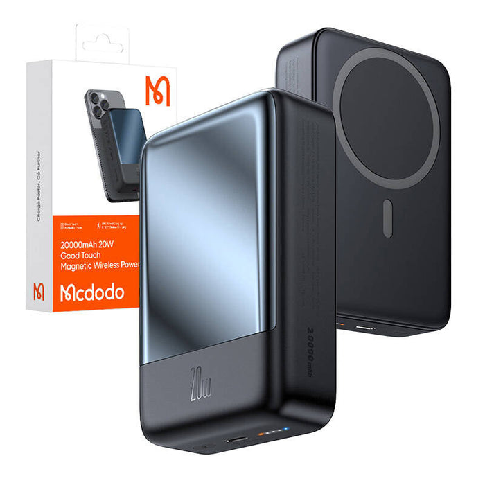 Mcdodo MC-5021 Magnetic Power Bank 20000mAh 20W (black) - Powerbanks<<<GSM Accessories<<<InnproXML