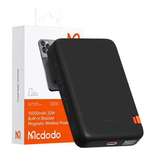 Mcdodo MC-5101 Magnetic Power Bank with Stand 10000mAh 20W (black) - Powerbanks<<<GSM Accessories<<<InnproXML