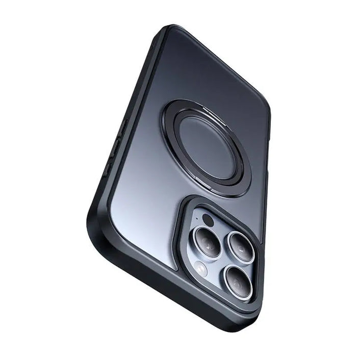 McDodo PC-4933 MagSafe case for iPhone 16 Pro Max with stand (black) - Protective cases for smartphones<<<Cases<<<GSM