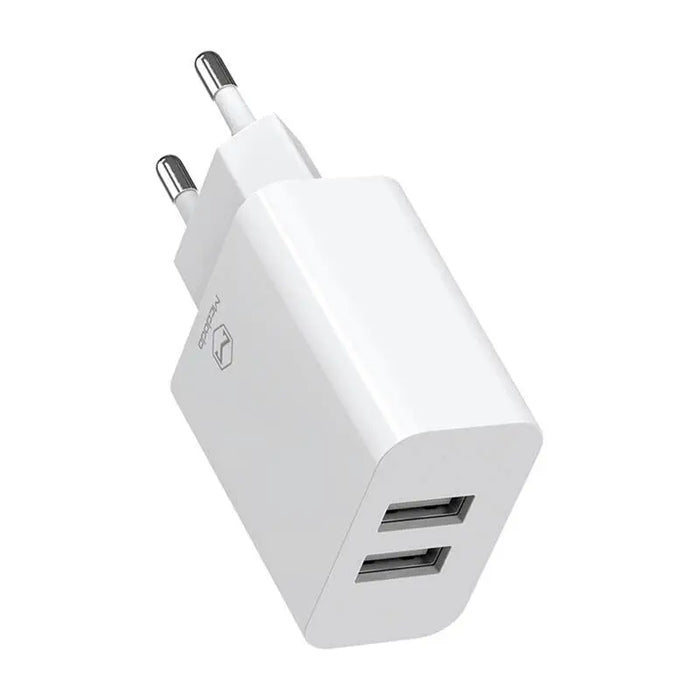 Mcdodo USB Dual Charger CH-6721 (EU) Type-C 1m Travel set (white) - mains chargers<<<Chargers<<<GSM