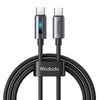 Mcdodo CA-5740 USB-C to USB-C cable, 100W 1.2m (black)