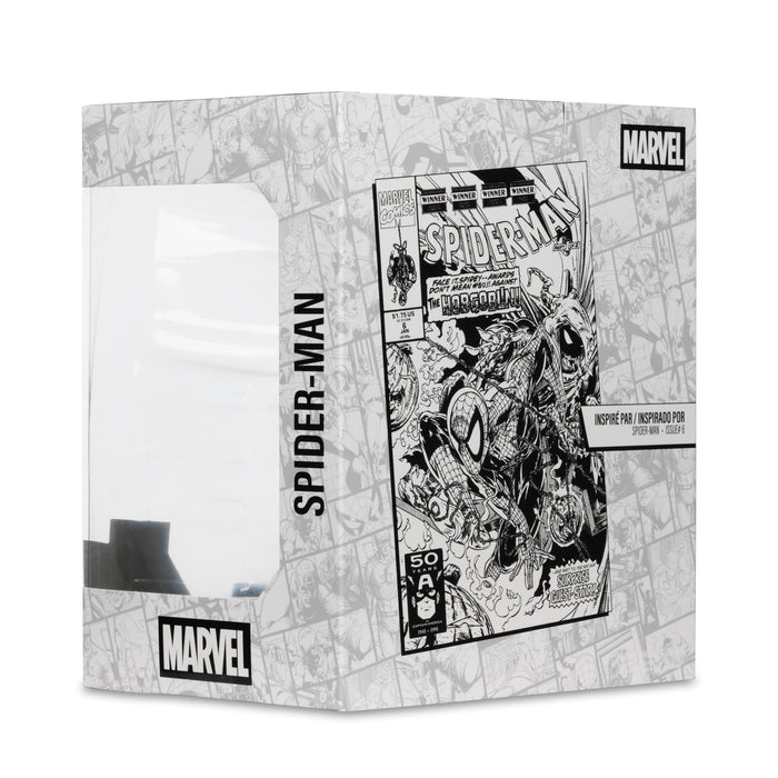 Figure FMarvel Spider-Man (Line Art) 1:10th Scale Collectible with Scene (Spider-Man #6) Gold Label