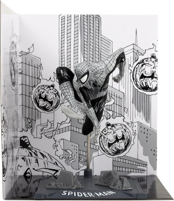 Figure FMarvel Spider-Man (Line Art) 1:10th Scale Collectible with Scene (Spider-Man #6) Gold Label