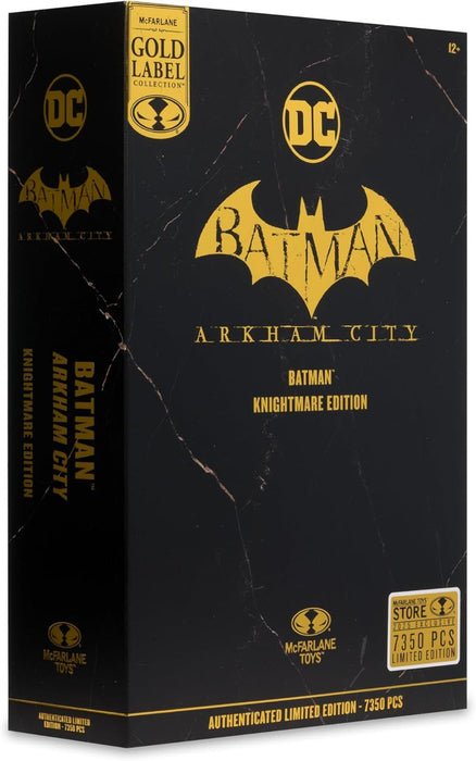 Figure McFarlane Toys DC MULTIVERSE Batman Arkham City (Knightmare Edition - Gold Label)