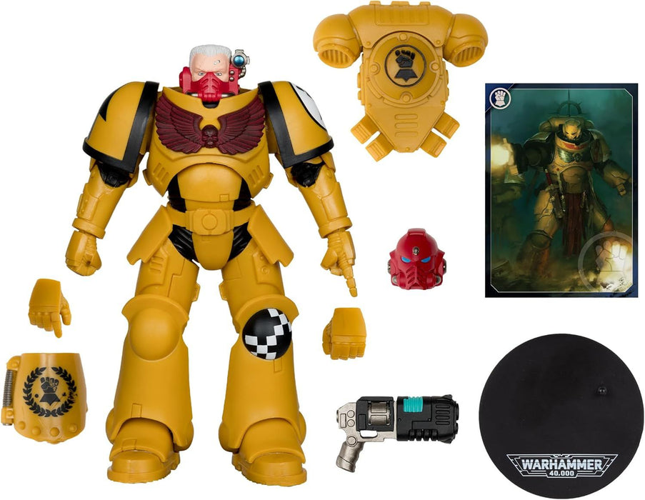 Warhammer 40,000 Intercessor Sergeant (Imperial Fist) Gold Label 7in Figure McFarlane