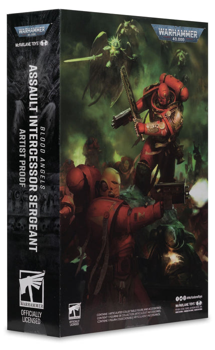 Warhammer 40,000 Assault Intercessor Sergeant (Blood Angel) Artist Proof 7in Figure McFarlane
