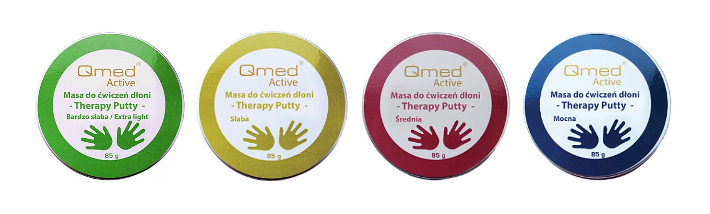 Plastic mass for hand rehabilitation Green
