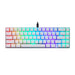 Mechanical gaming keyboard Motospeed CK67 RGB (white) - Wired<<<Keyboards<<<Gaming<<<InnproXML